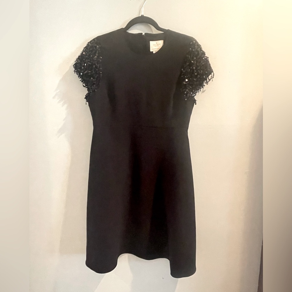 Kate Spade cap sleeve black dress